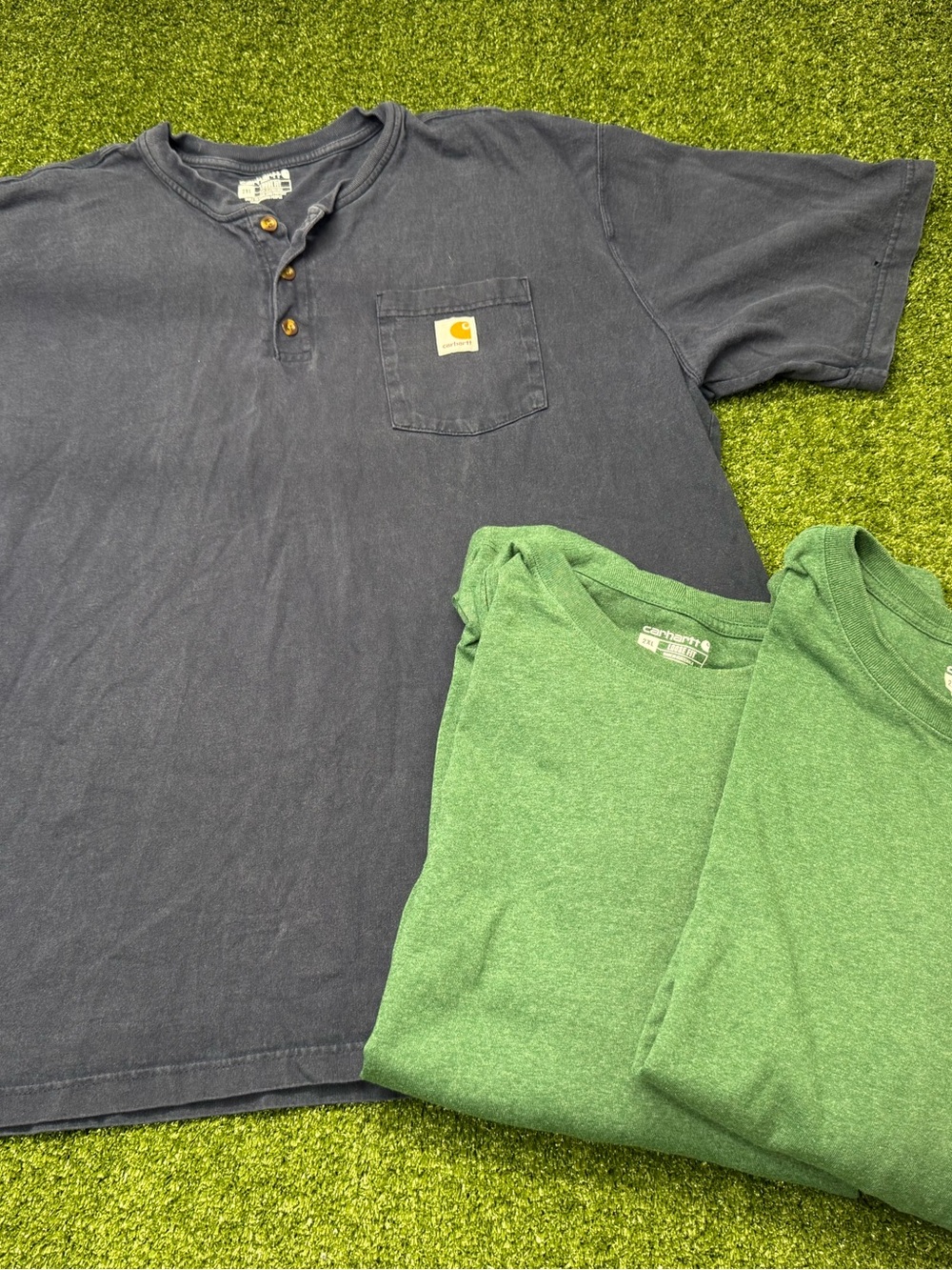 Bundle of 3 Carhartt Pocket Tees K84/K87 Loose Fit Mens size 2XL
